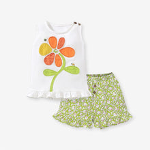 Load image into Gallery viewer, 22043TG-Little maven cute flower girl two-piece children's suit