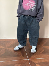Load image into Gallery viewer, C85101PA-Casual children's loose patch denim trousers