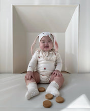 Load image into Gallery viewer, AL668183788117LS-Summer Bunny Shape Cherry Print Bodysuit + Hat