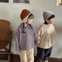 Load image into Gallery viewer, Q83250SE- Spring and Autumn Loose Plus Velvet Hooded Top