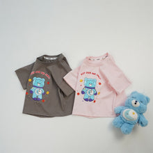 將圖片載入圖庫檢視器 24066PCW-夏日韓版純棉寬鬆短袖親子上衣