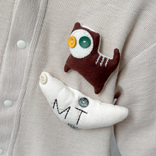 Load image into Gallery viewer, M2517045LS-秋季嬰幼兒立體娃娃排釦連體長袖爬服