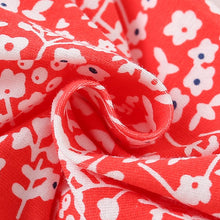 Load image into Gallery viewer, 9523TG-Summer European and American children's stylish round neck crown short-sleeved top + elastic waist pants two-piece set