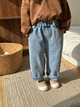 Load image into Gallery viewer, C85093PA- Spring children's casual denim wide-leg pants