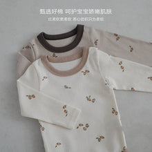Load image into Gallery viewer, D23307TG-Autumn and winter cotton baby bodysuit two-piece set