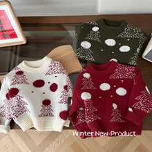Load image into Gallery viewer, AY403SE-Winter Boys and Girls Fashion Thickened Knitted Pullover