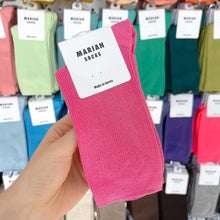 Load image into Gallery viewer, M-1605AC-Korean MARIAN Morandi color long tube socks for adults (5 pairs minimum order, can be mixed colors)