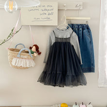 Load image into Gallery viewer, 85007DS-Spring and summer Korean version of girls suspenders puffy dress