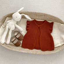 Load image into Gallery viewer, M2031SE-Pure color all-match flying sleeve round neck vest