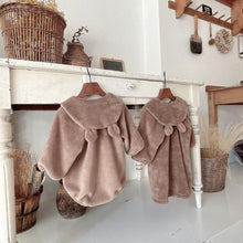 Load image into Gallery viewer, Y93113LS- Plush rabbit ears men and women hooded sweater