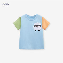 Load image into Gallery viewer, J55043SE-Summer round neck cotton short-sleeved top