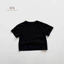 Load image into Gallery viewer, 23080SE-Summer men and women all-match Korean style basic black, white and gray short-sleeved casual loose tops