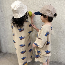 Load image into Gallery viewer, X81319TG- Summer short-sleeved stylish children's brother and sister suit