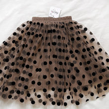 Load image into Gallery viewer, 190PCW-Summer mesh flocking polka dot puffy parent-child skirt