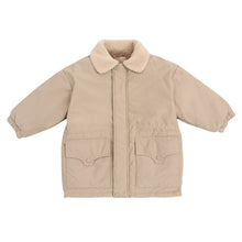Load image into Gallery viewer, D91308SE-Autumn and winter lapel mid-length plus velvet thickened windbreaker jacket