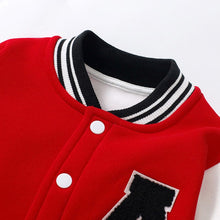 Load image into Gallery viewer, HC1097SE-Little maven winter plus velvet warm baseball jacket