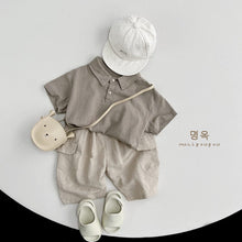 Load image into Gallery viewer, 23071SE-Simple style children's cotton versatile short-sleeved top