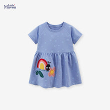 Load image into Gallery viewer, S1877DS-Summer Ladybug Short Sleeve Cotton Dress