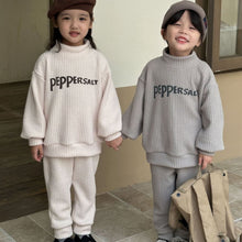 Load image into Gallery viewer, D83577TG-Autumn Half-High Collar Sweater Children's Set