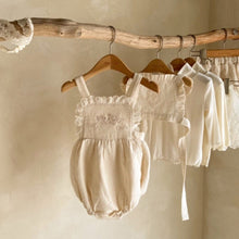 Load image into Gallery viewer, Y9404LS-Spring and Autumn Baby Embroidered Lace Sling Jumpsuit