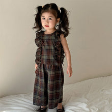 Load image into Gallery viewer, X85235TG-Summer baby casual vest brother and sister suit