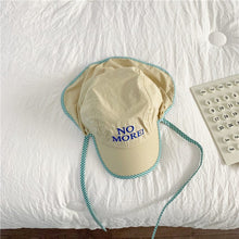 Load image into Gallery viewer, 23051203AC- Korean summer boys and girls thin children's tie sunshade neck hat