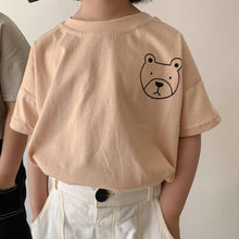 Load image into Gallery viewer, 21381SE-Korean summer cartoon print children's short-sleeved T-shirt
