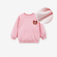 Load image into Gallery viewer, HC1090SE-Little Maven Plus Velvet Autumn and Winter Girls Printed Long Sleeve Sweater