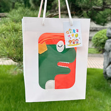 Load image into Gallery viewer, 82601AC- Korean cartoon little dinosaur crossbody canvas bag