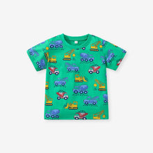 Load image into Gallery viewer, 60043SE-Summer pure cotton cartoon full print short-sleeved top