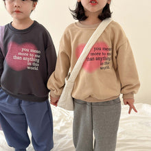 Load image into Gallery viewer, C83868SE-Boys and girls long-sleeved letter loose tops