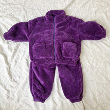 Load image into Gallery viewer, D83551TG- Plain casual children's plus velvet sweater suit