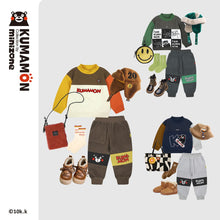 Load image into Gallery viewer, JX3212SE-Autumn and winter knitted stitching plus velvet high collar contrast color loose top