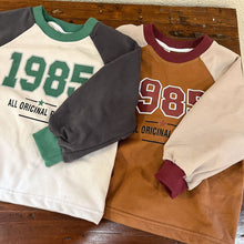 Load image into Gallery viewer, Q83226SE- Spring and Autumn Loose 1985 Printed Long Sleeve Top