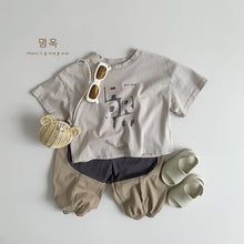 Load image into Gallery viewer, 88031SE-Summer short-sleeved top with English lettering