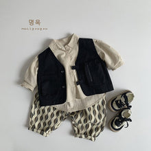 Load image into Gallery viewer, 88057SE-Spring and summer mountain retro workwear vest top