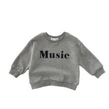 Load image into Gallery viewer, Y7339SE-Round neck fashion letter print long sleeve plus velvet T-shirt