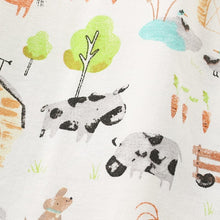 Load image into Gallery viewer, 9568YSE-Summer European and American children's leisure park print round neck short-sleeved top