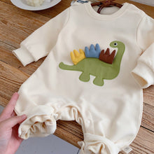 Load image into Gallery viewer, AL268LS-Autumn cute dinosaur crawling suit