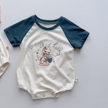 Load image into Gallery viewer, 6178LS-Korean version of baby color matching thin bodysuit