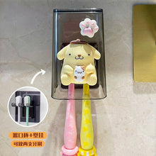 Load image into Gallery viewer, 51701AC-No-punch creative toothpaste squeezing tool cute toothbrush cup toothpaste washing set