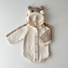 Load image into Gallery viewer, 081503LS- Bear shape autumn Korean style baby romper