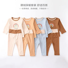 Load image into Gallery viewer, D23302TG-Autumn and winter high waist belly protection long sleeve bottoming suit