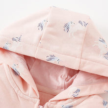 Load image into Gallery viewer, 8024SE-malwee autumn print hooded children's jacket