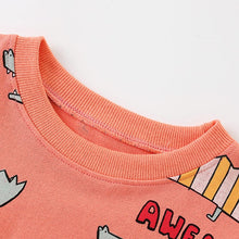 Load image into Gallery viewer, 9132TG-Autumn casual crocodile round neck long-sleeved top + trousers two-piece set