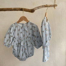 Load image into Gallery viewer, Y9319LS-Baby pastoral floral long-sleeved one-piece romper