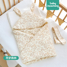 Load image into Gallery viewer, 6054AC-Big rabbit ears newborn anti-startle swaddle