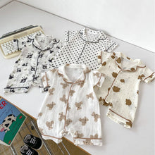 Load image into Gallery viewer, H10072JG-Summer short climbing cute cartoon print short-sleeved home climbing clothes