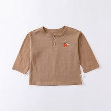 Load image into Gallery viewer, D23208SE-Autumn fruit embroidered long-sleeved bottoming top