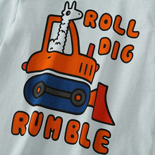 Load image into Gallery viewer, 8533SE-malwee small and medium-sized children's machine tool pattern long-sleeved bottoming top